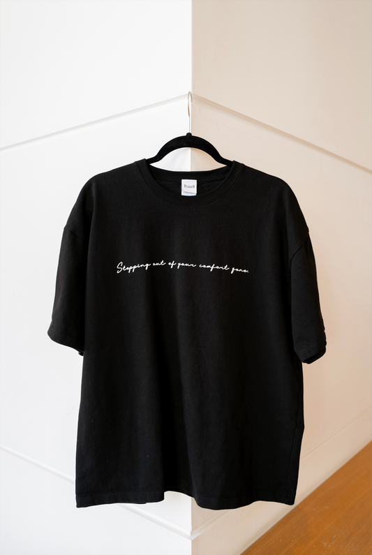 【Next Wave】Point8 Stepping out T-shirts (Black)