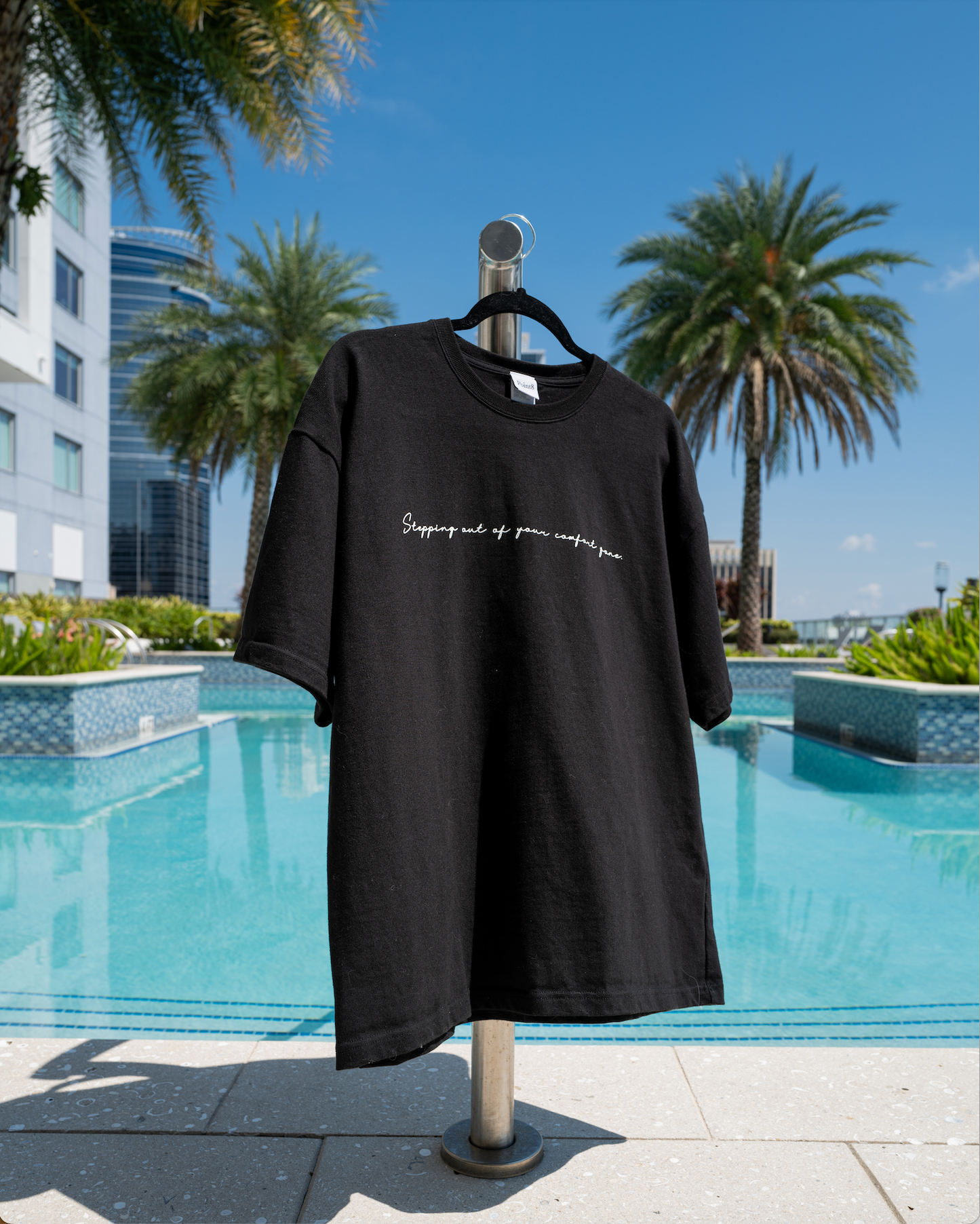 【Next Wave】Point8 Stepping out T-shirts (Black)