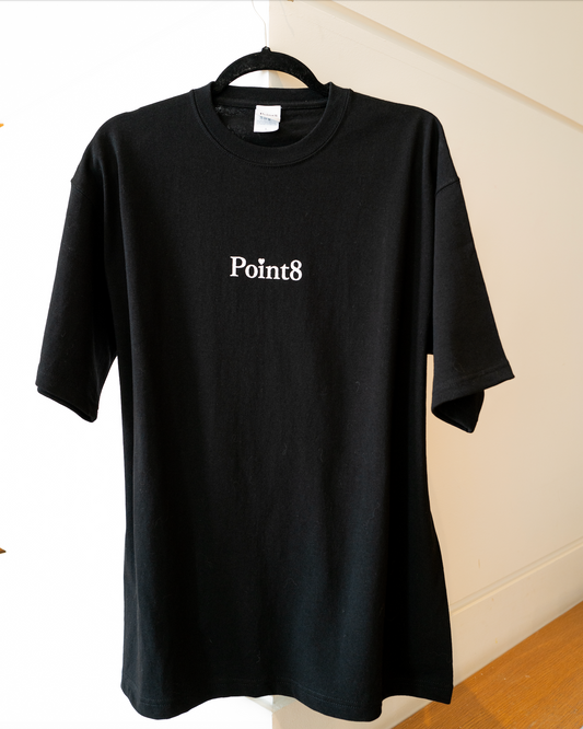 【Next Wave】Point8 Heart Logo T-shirts (Black)